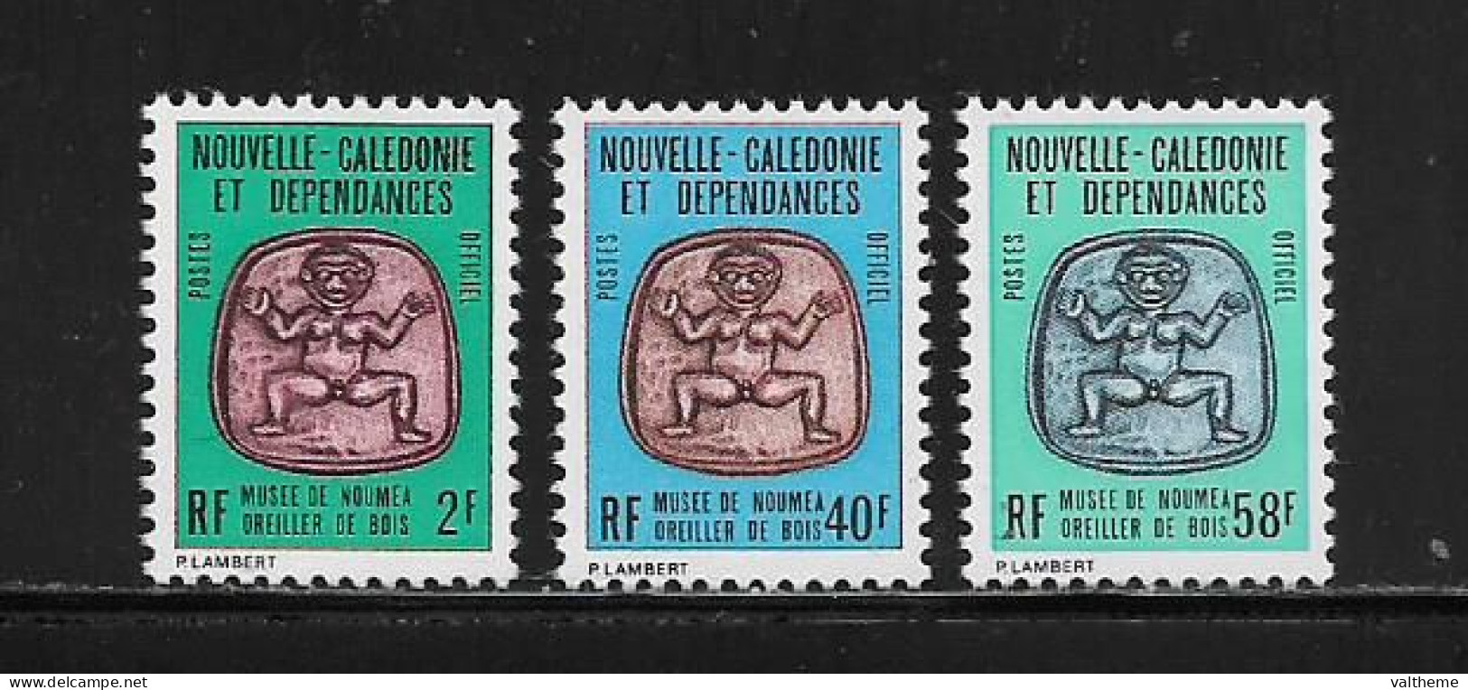 NOUVELLE CALEDONIE   ( NC - 678 )   1986   N° YVERT ET TELLIER  N°  38/40    N** - Dienstzegels