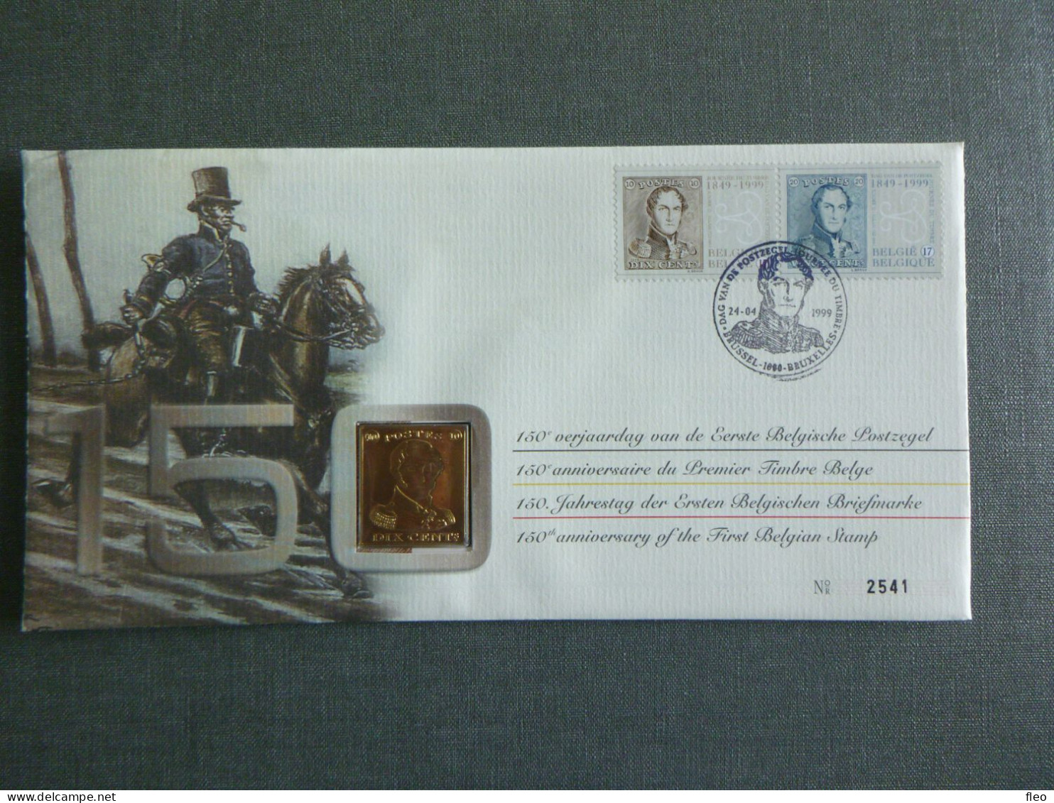 1999 2817 : "dag Van De Postzegel/journée Du Timbre " Numisletter TB, Muntbrief - Numisletters