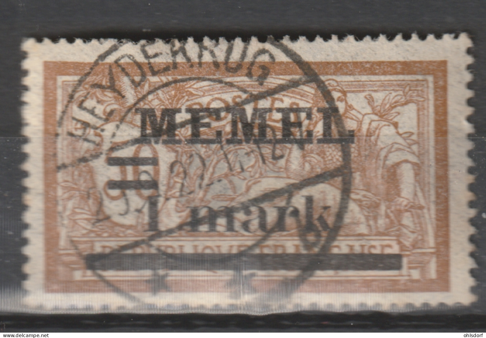 MEMEL 1920: YT 26, O - LIVRAISON RATUITE A PARTIR DE 10 EUROS - Used Stamps