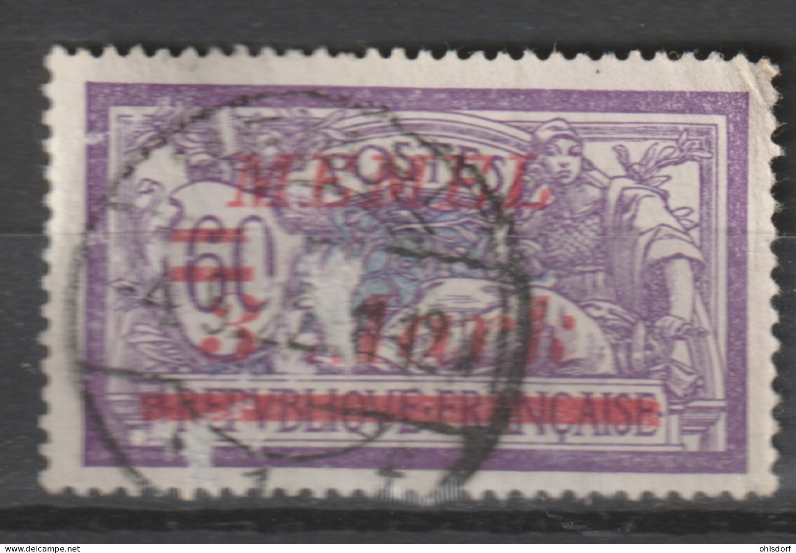 MEMEL 1921: YT 35, O - LIVRAISON RATUITE A PARTIR DE 10 EUROS - Used Stamps