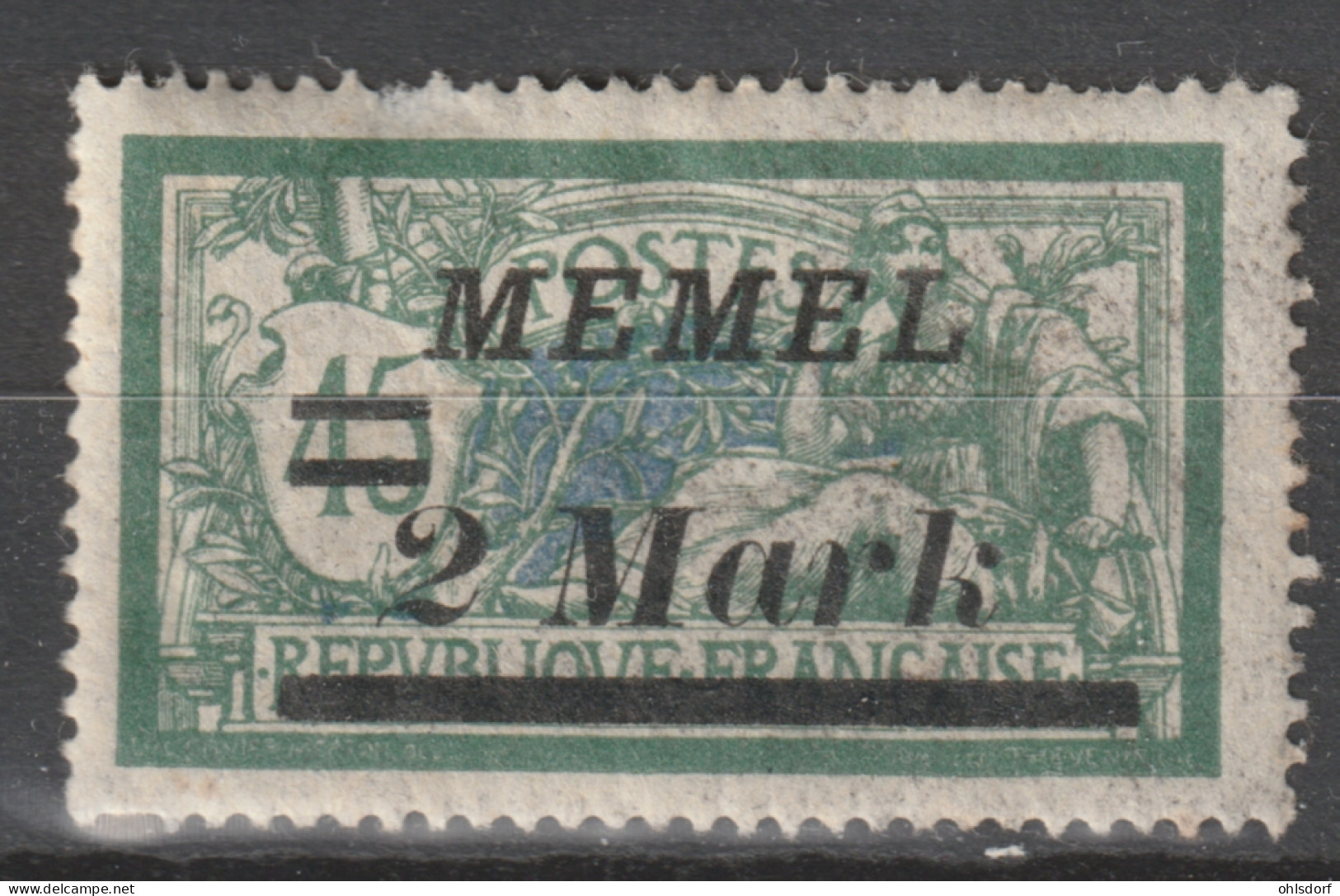 MEMEL 1922: YT 69, * MH - LIVRAISON RATUITE A PARTIR DE 10 EUROS - Ongebruikt