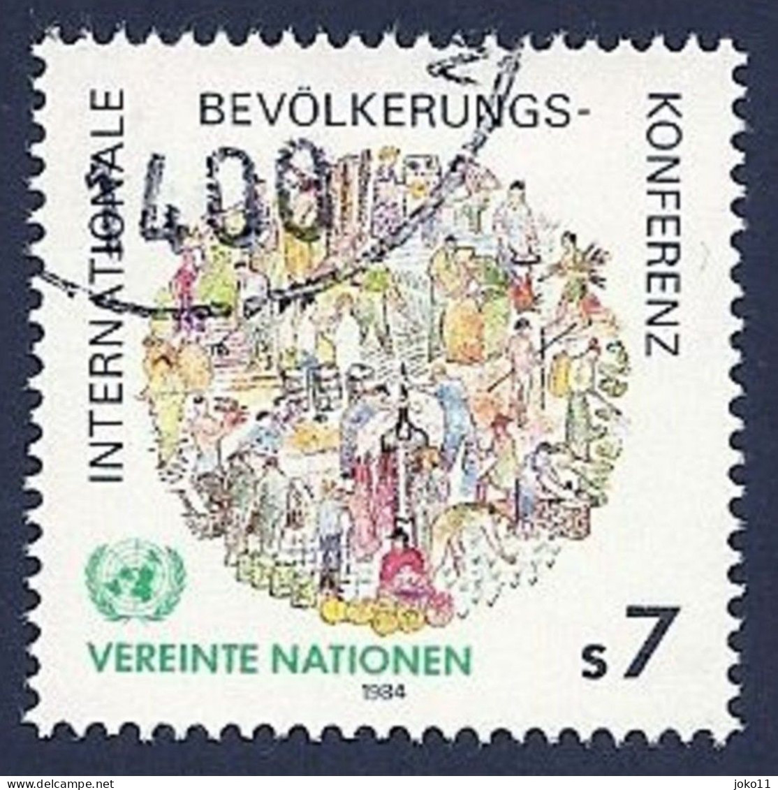 Vereinte Nationen, 1984, Michel-Nr. 38, Gestempelt - Oblitérés