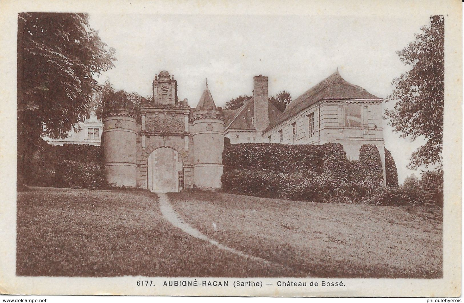 CPA 72 AUBIGNE RACAN Château De Bossé - Allonnes