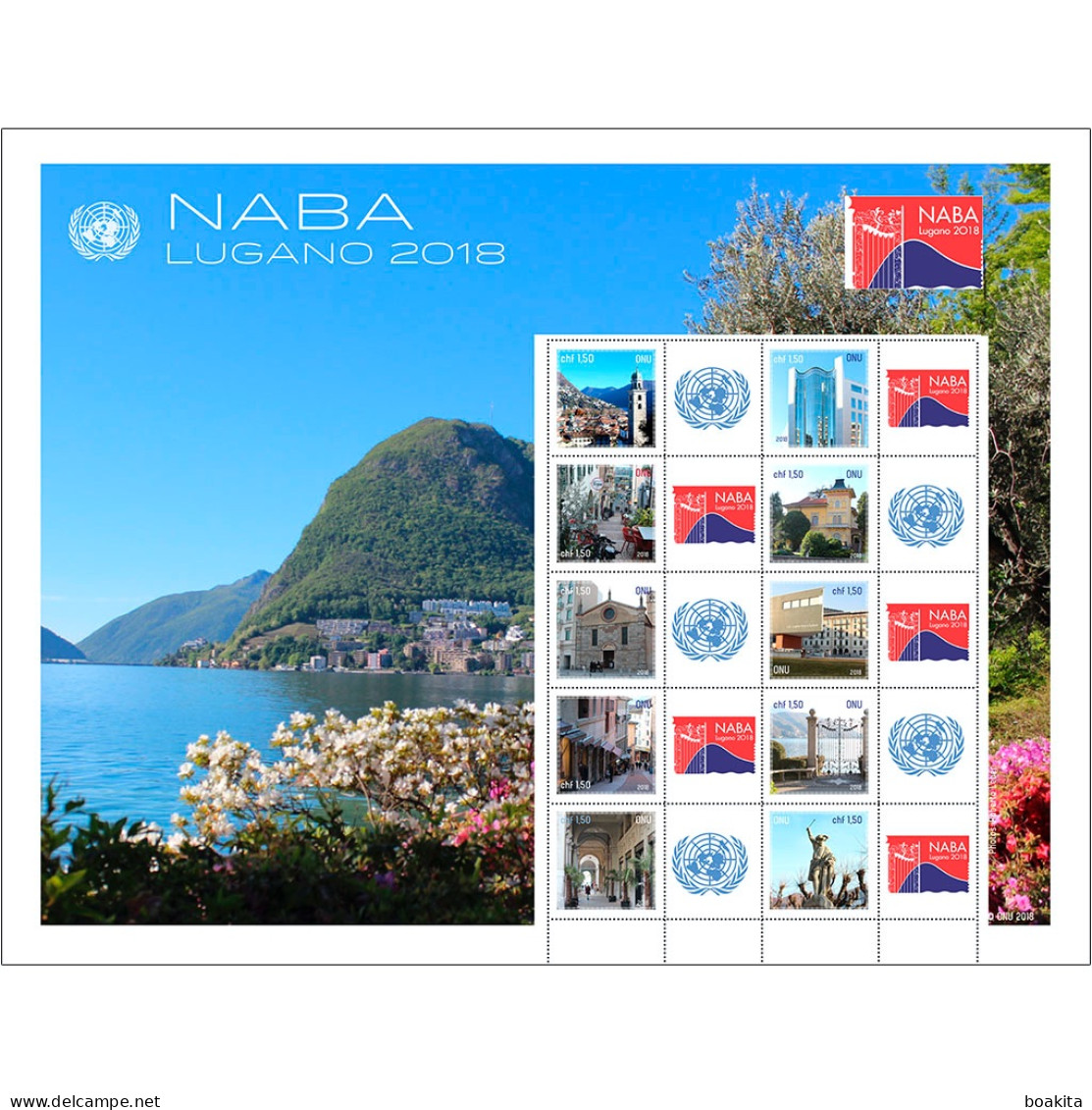 Feuille NABA Lugano 2018. Introuvable! - Unused Stamps