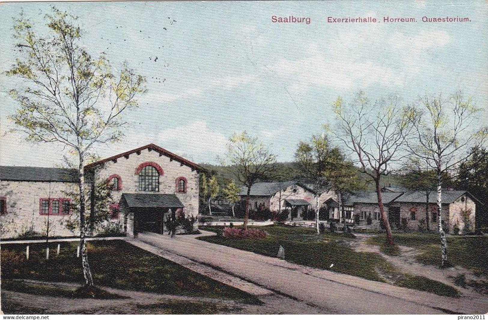 Saalburg, Exerzierhalle....... - Saalburg