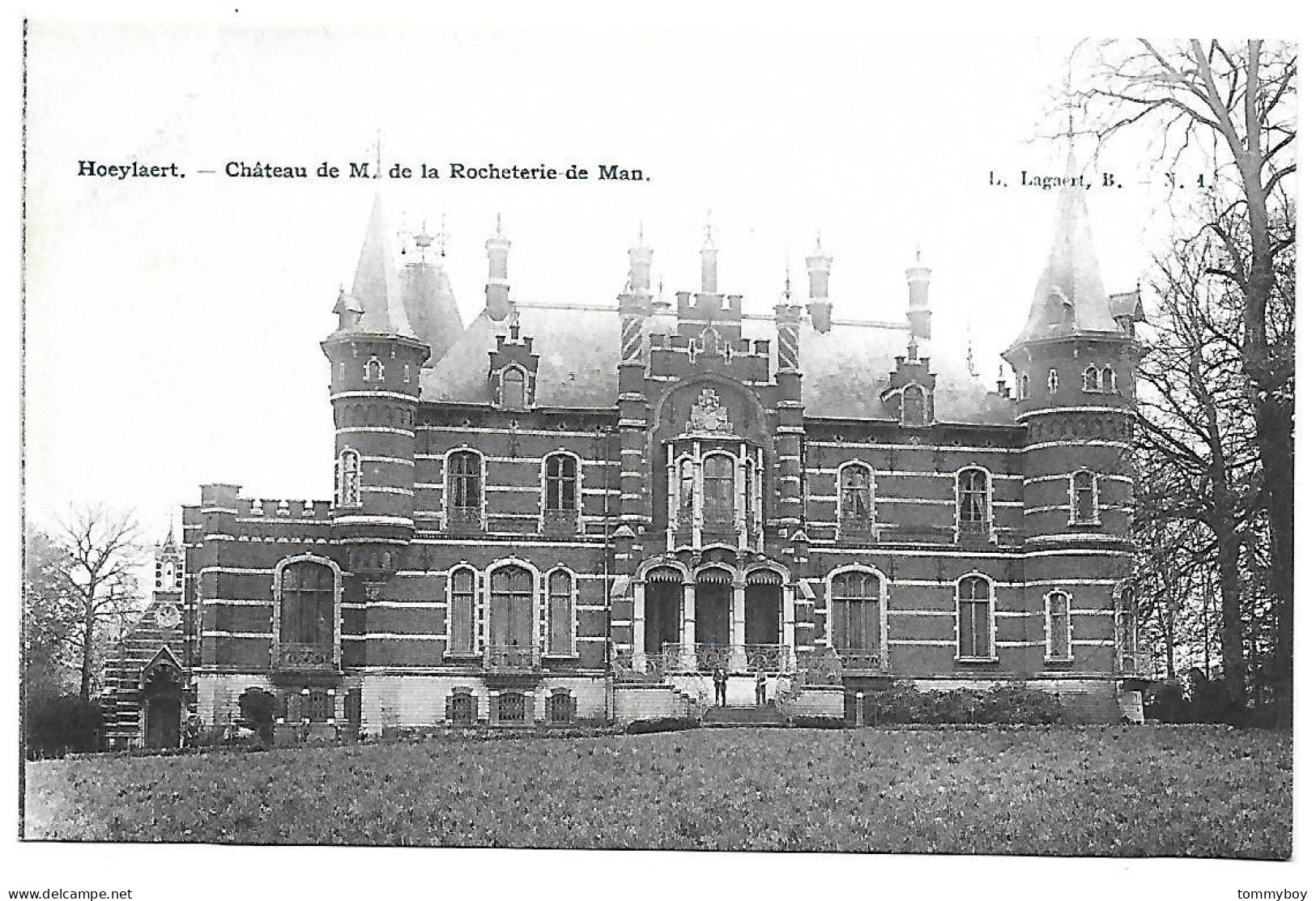CPA Hoeilaart, Château De M. De La Rocheterie-de Man - Hoeilaart