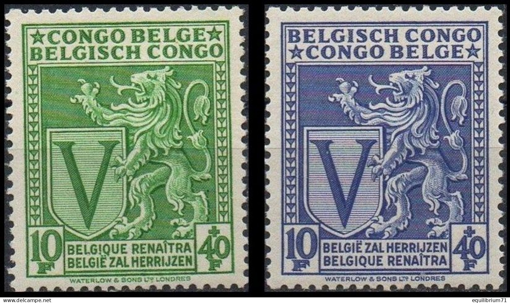 268/269* - Pour Les Oeuvres De Guerre / Voor De Oorlogsinspanning / Für Kriegswerke / For Works Of War - Unused Stamps