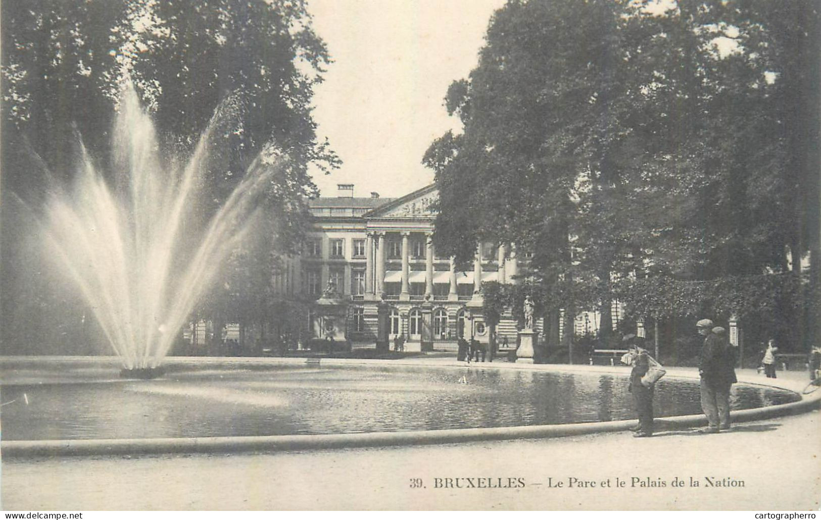 Belgium Bruxelles Le Parc Et Le Palais De La Nation - Internationale Instellingen