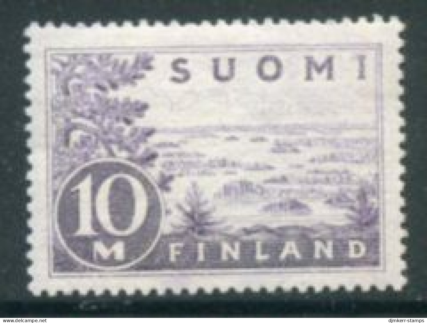 FINLAND 1930 Definitive 10 Mk.  Plate I  MNH / **.   Michel 156 I - Nuovi