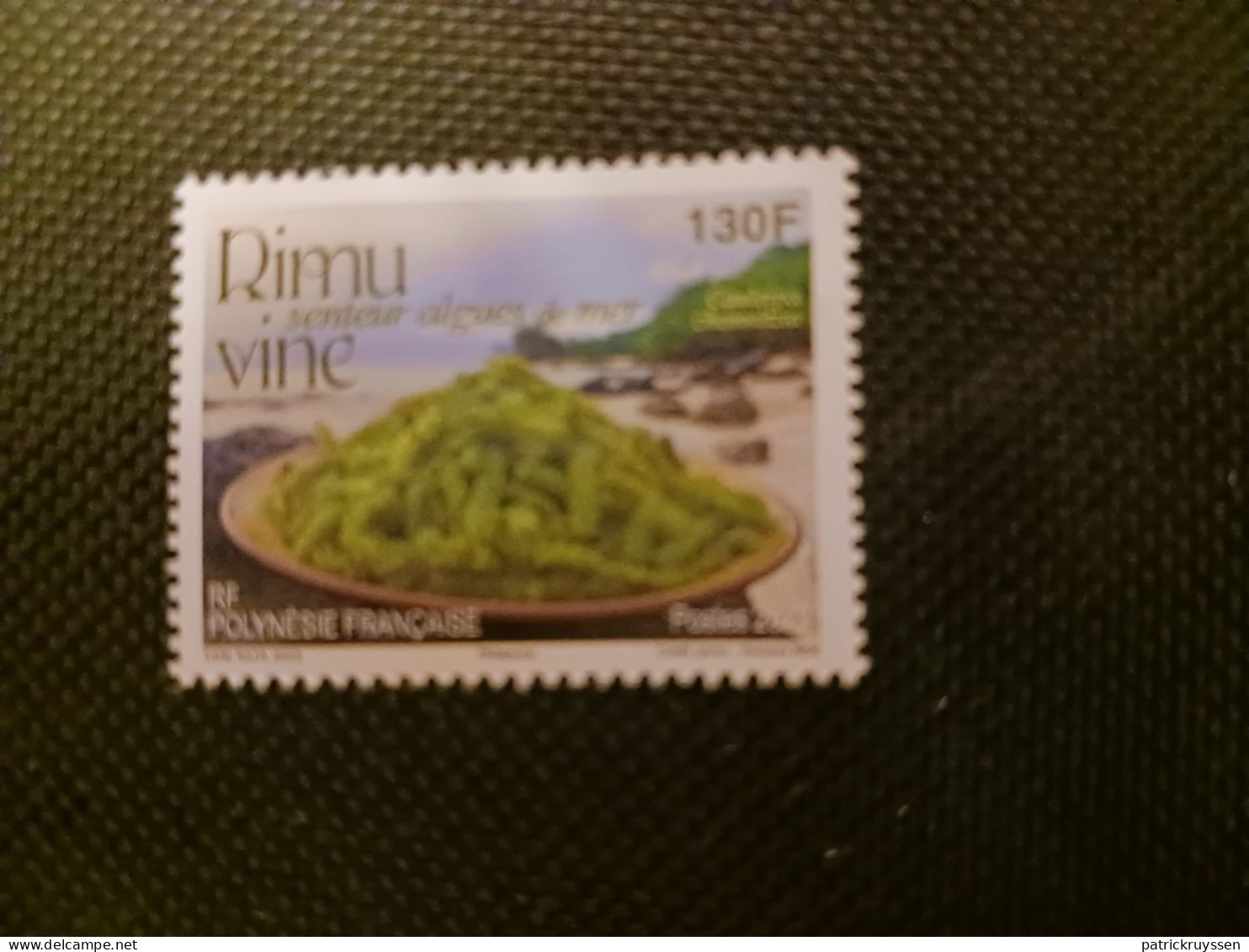 Polynesia 2023 Polynesie French Seaweed Scent RIMU VINE Caulerpa Chemnitzia 1v Mnh - Unused Stamps