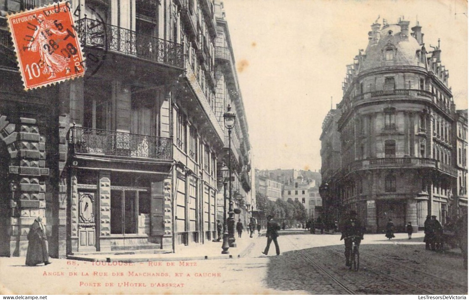 FRANCE - 31 - Toulouse - Rue De Metz - Carte Postale Ancienne - Toulouse