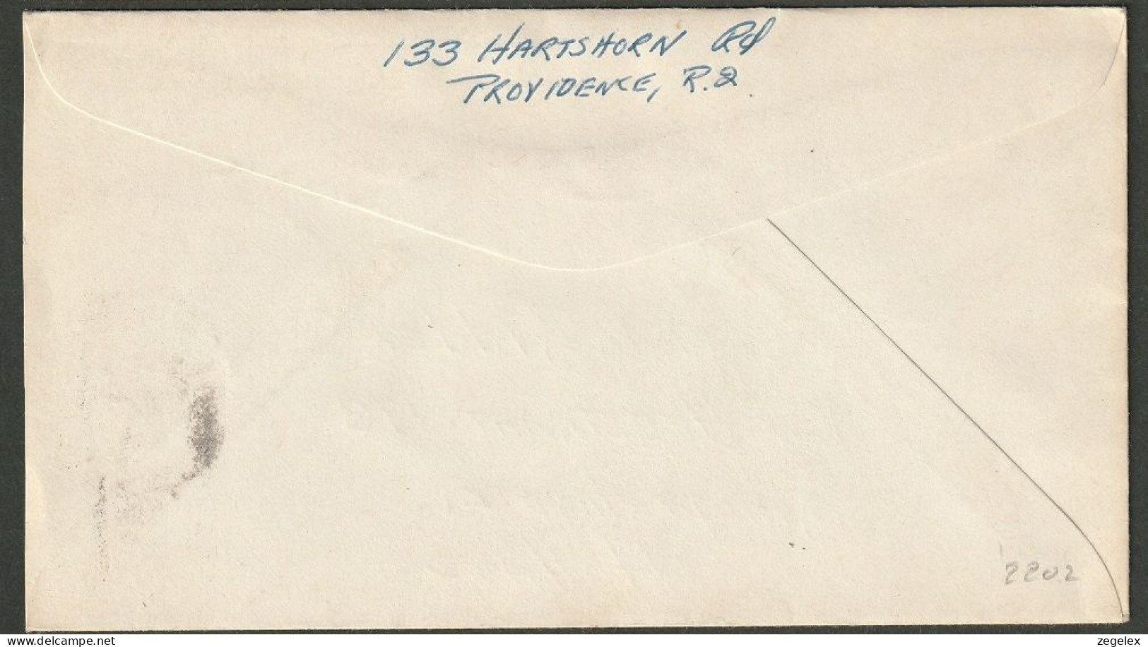 USA 1955 Postal Cover. From Needham Heights To Holland - 1941-60