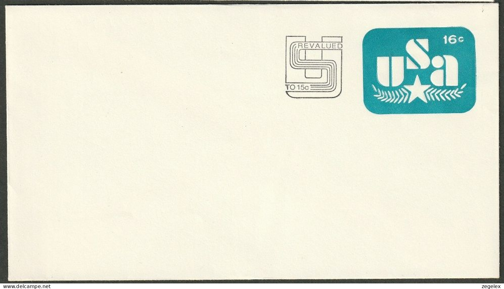 United States - Postal Stationary. 1978 16c Revalued To 15 C. Scott U586 Unused ** - 1961-80