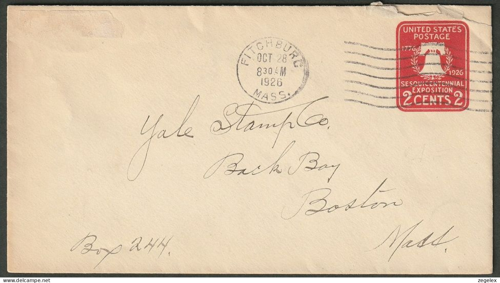 United States - Postal Stationary. 1926 2 Cents Scott U522. Unused - 1921-40