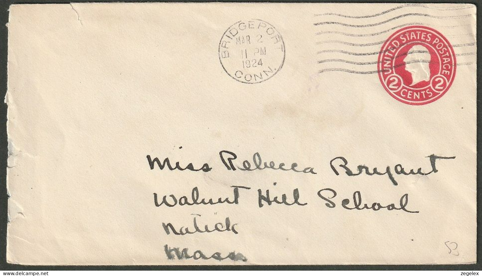 United States - Postal Stationary - 1924 - Bridgeport - 1921-40