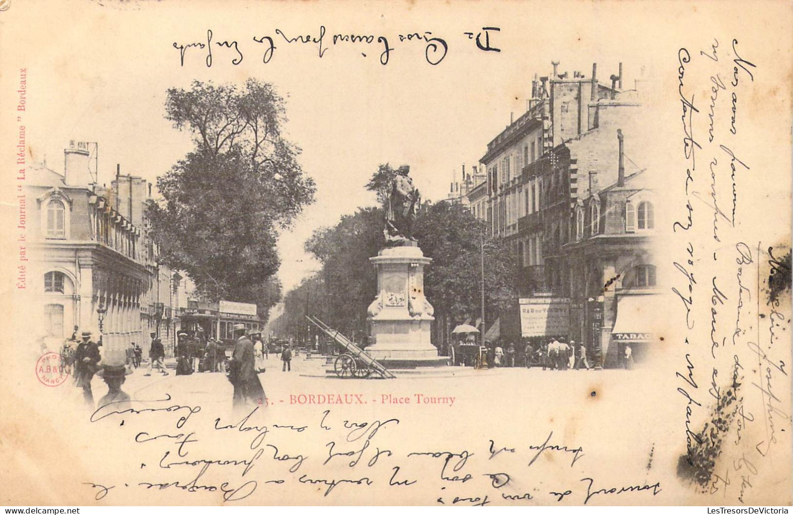 FRANCE - 33 - Bordeaux - Place Tourny - Carte Postale Ancienne - Bordeaux