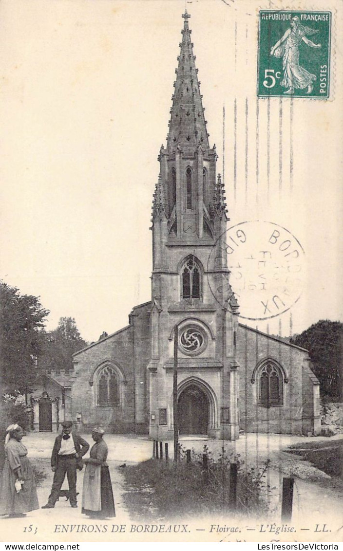 FRANCE - 33 - Environs De Bordeaux - Floirac - L'Eglise - Carte Postale Ancienne - Bordeaux