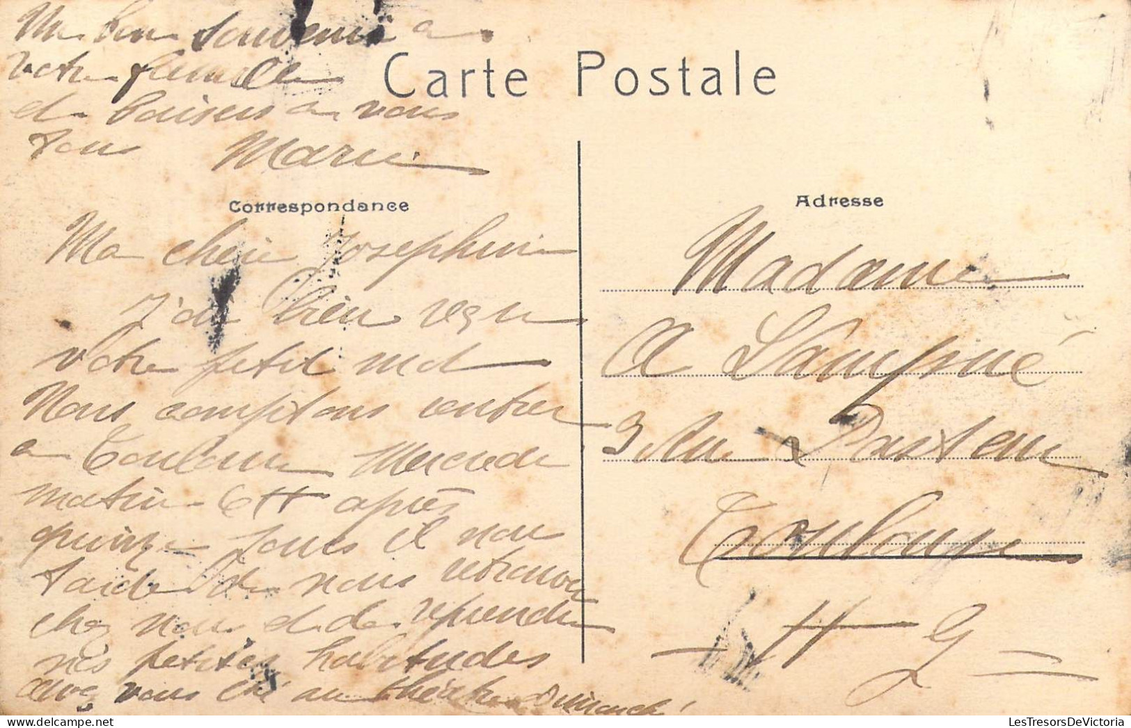 FRANCE - 75 - Paris - Boulevard Sébastopol - Carte Postale Ancienne - Autres & Non Classés