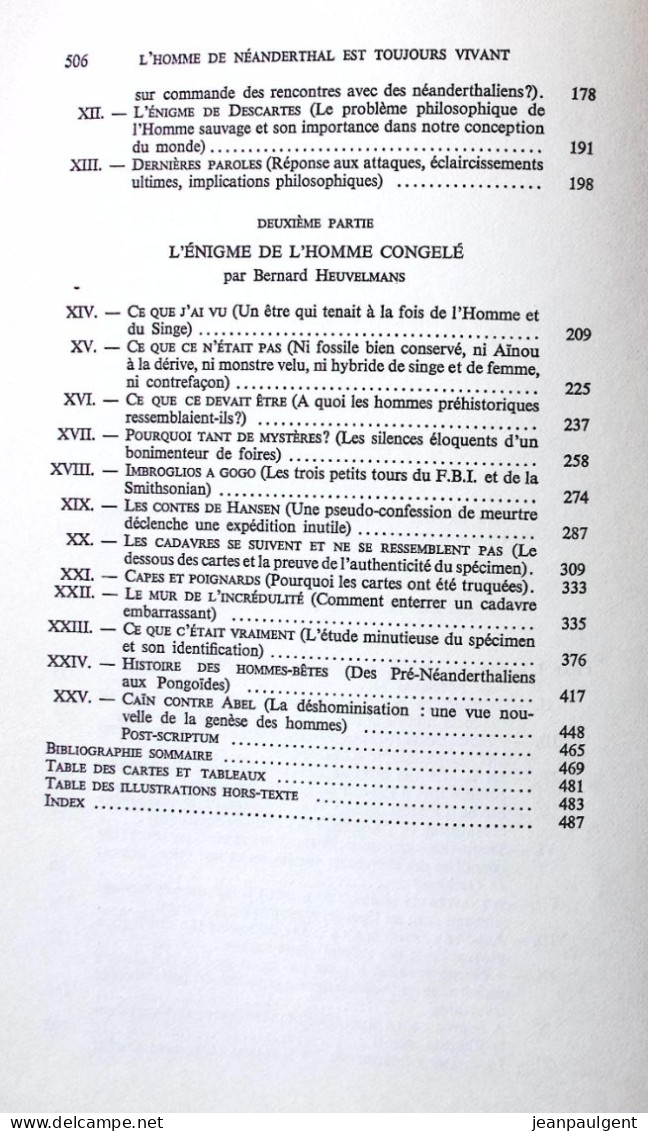 Bernard Heuvelmans Et Boris Porchnev - L'homme De Néanderthal Est Toujours Vivant - Histoire