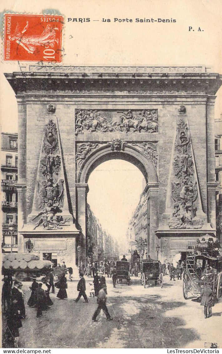 FRANCE - 75 - Paris - La Porte Saint-Denis - Carte Postale Ancienne - Otros Monumentos