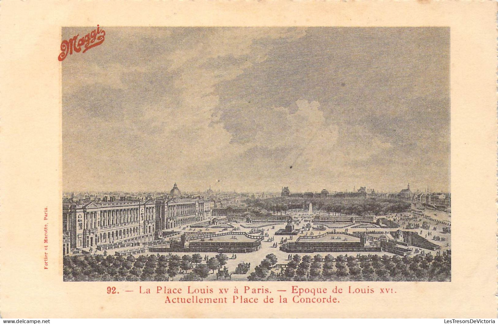 FRANCE - 75 - Paris - La Place Louis XV à Paris - Epoque De Louis XVI - Actuellement Place De.. - Carte Postale Ancienne - Places, Squares