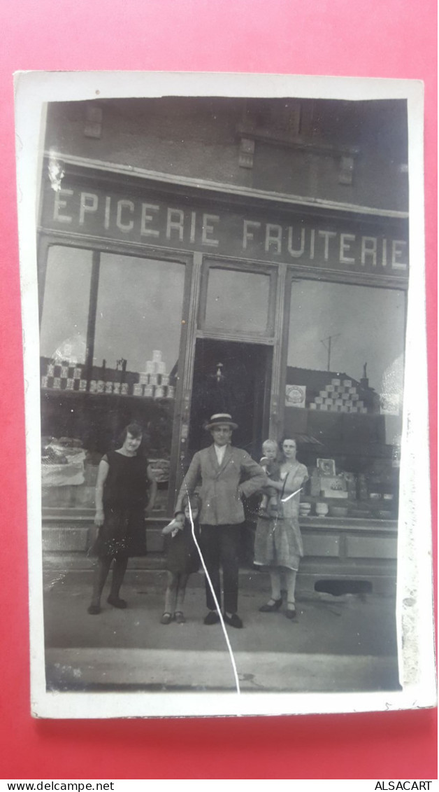 Carte Photo  épicerie Fruiterie - Magasins