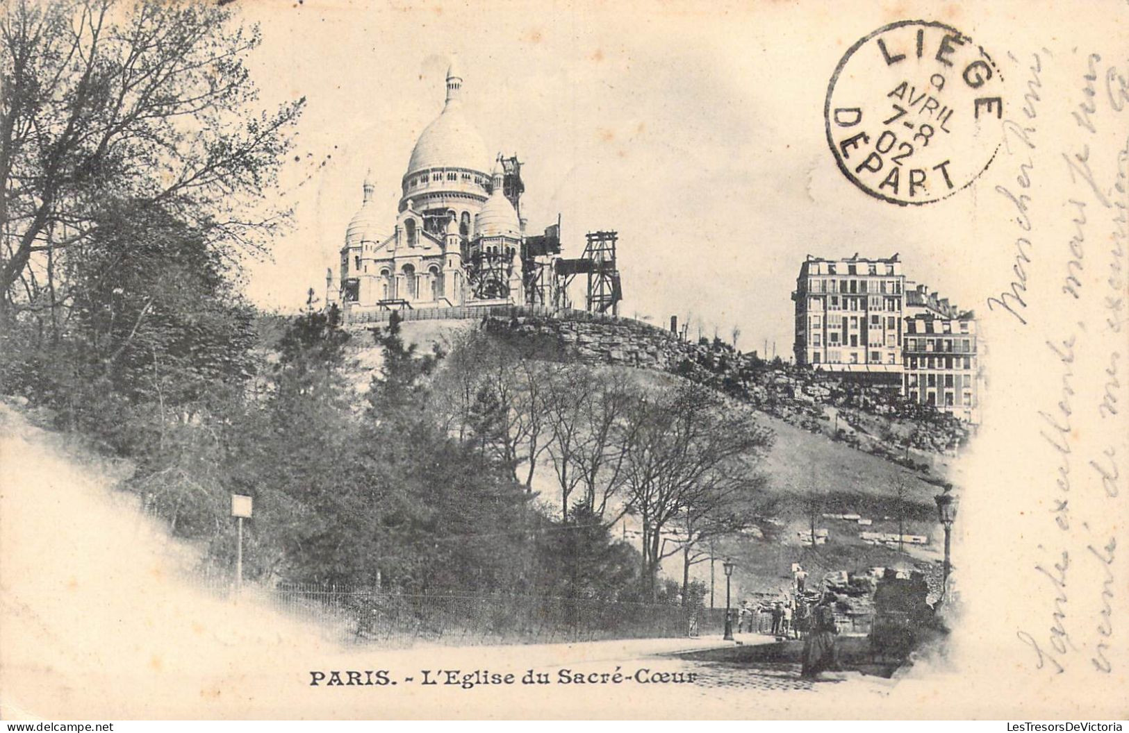 FRANCE - 75 - Paris - L'Eglise Du Sacré-Cœur - Carte Postale Ancienne - Sacré Coeur