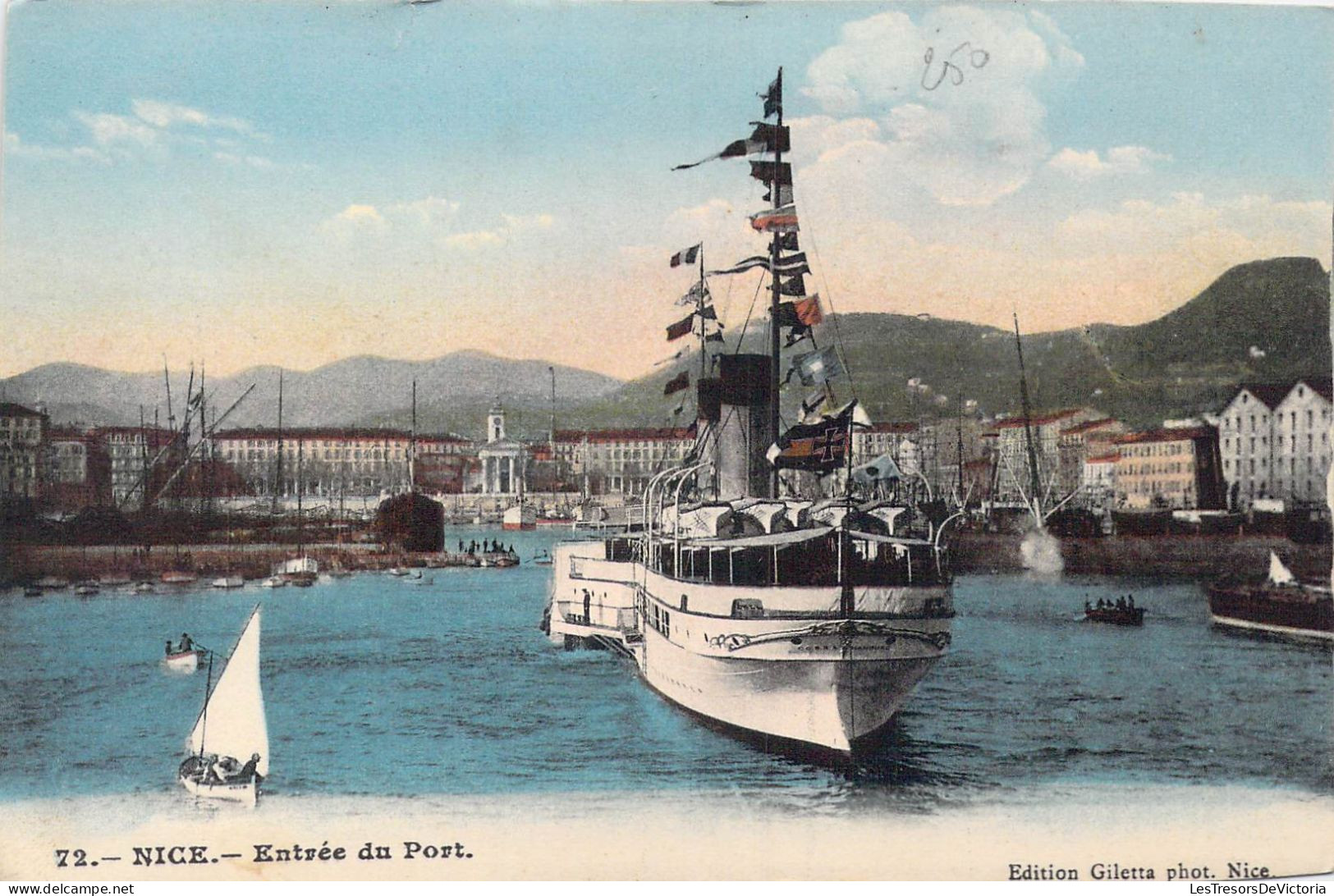 FRANCE - 06 - Nice - Entrée Du Port - Carte Postale Ancienne - Transport Maritime - Port