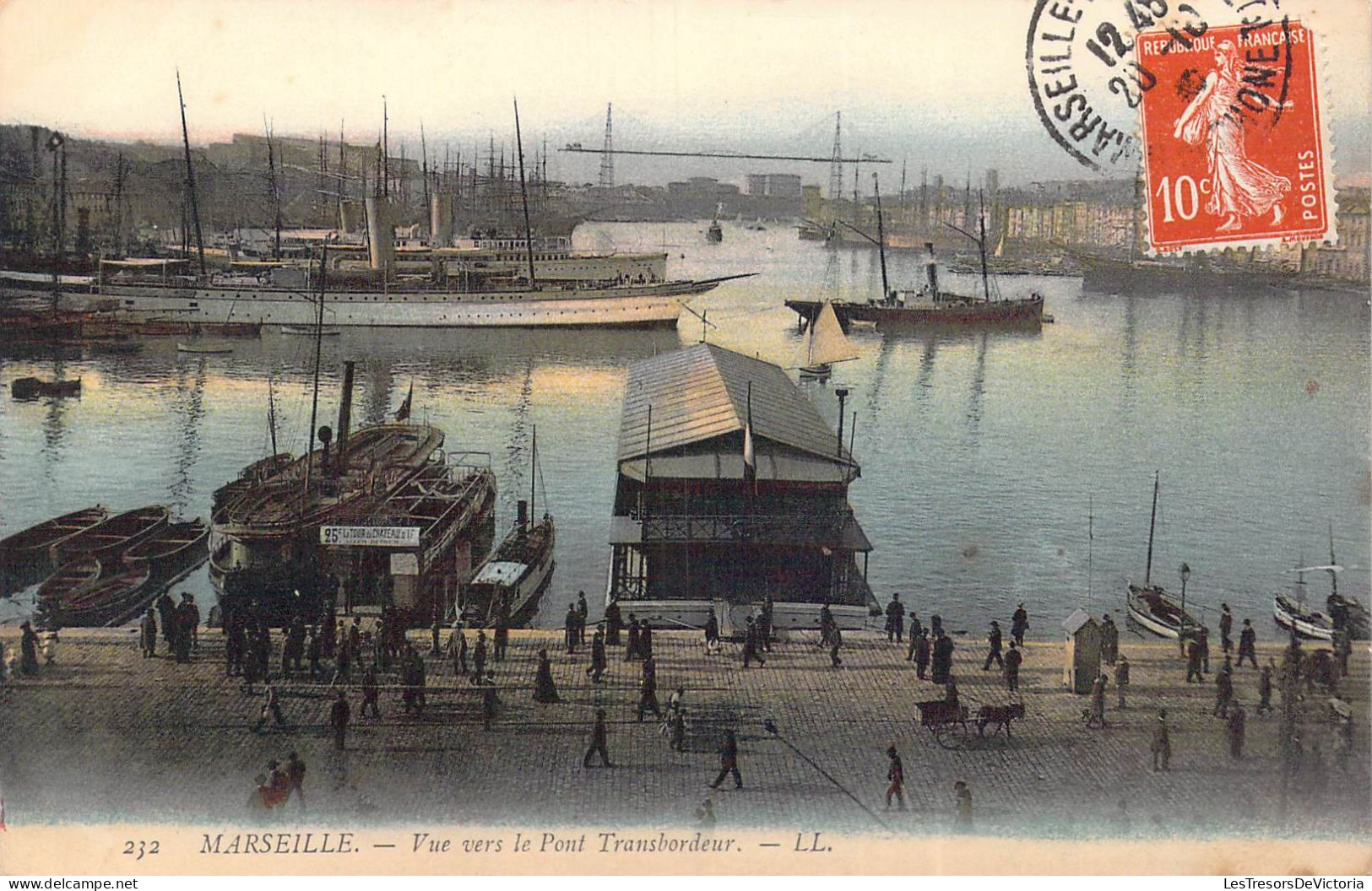 FRANCE - 13 - Marseille - Vue Vers Le Pont Transbordeur - Carte Postale Ancienne - Non Classés