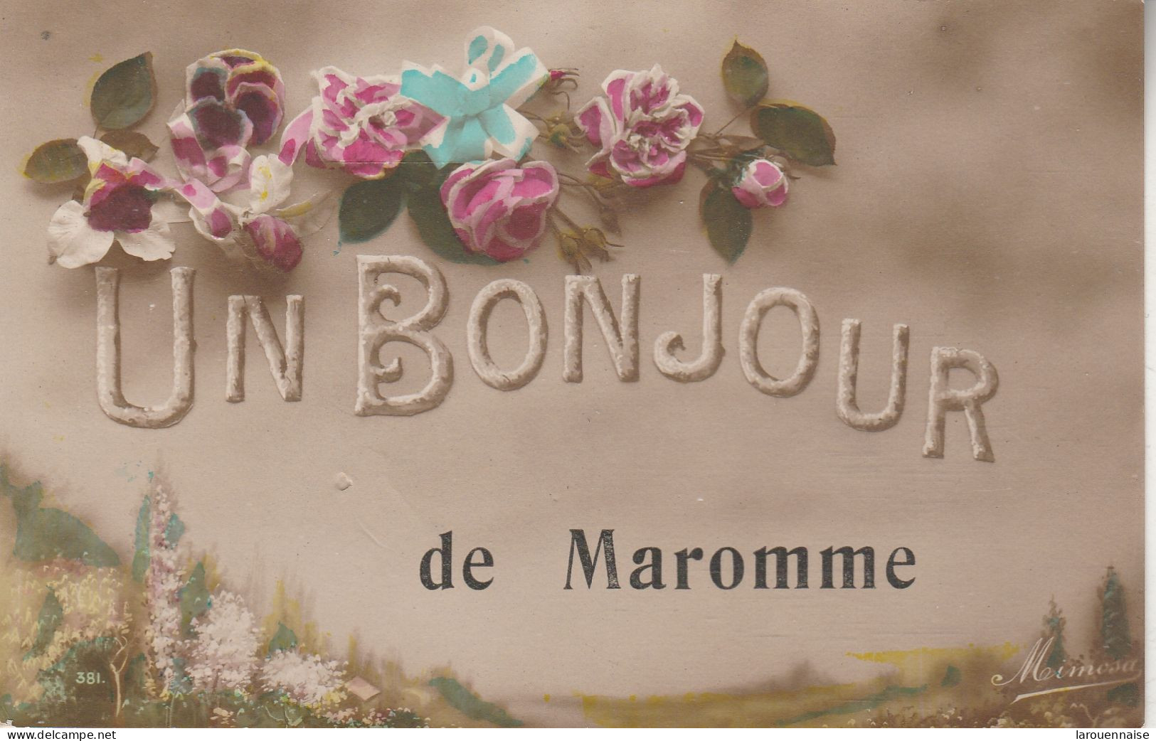 76 - MAROMME - Un Bonjour De Maromme - Maromme