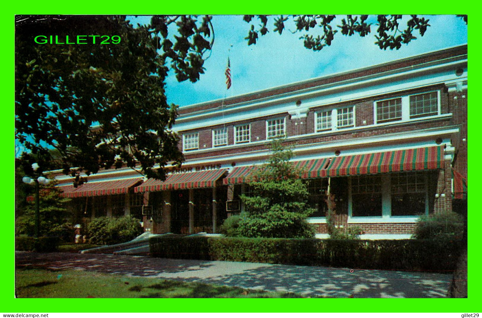 HOT SPRINGS, AR -  SUPERIOR BATH HOUSE - HOT SPRINGS NATIONAL PARK - DEXTER PRESS INC - PUB. BY CONNELLY PRESS - - Hot Springs