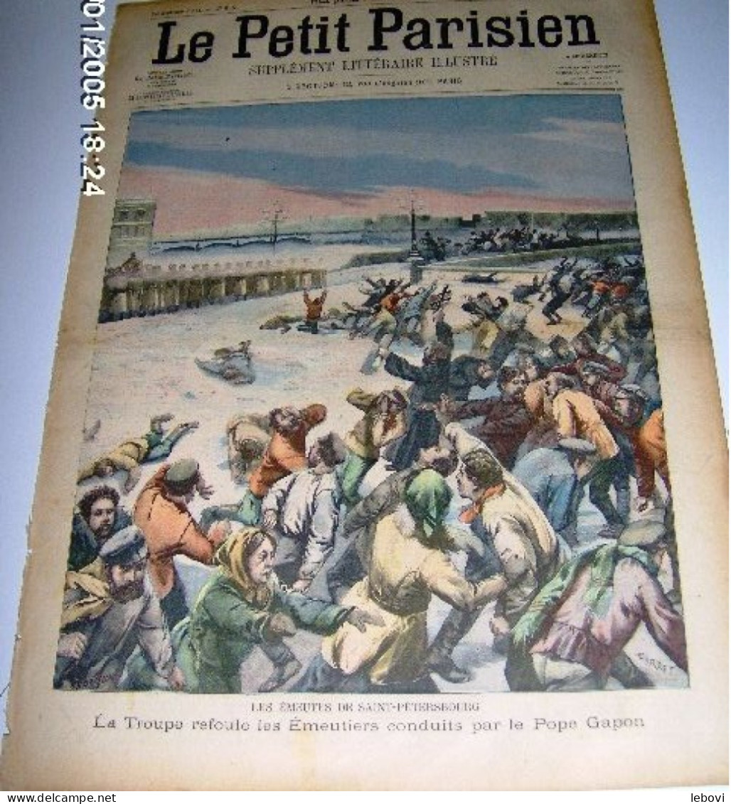 « Les émeutes De SAINT-PETERSBOURG – La Troupe Refoule Les émeutiers Conduits Par Le Pope Gapon» In « Le Petit ---> - Le Petit Parisien