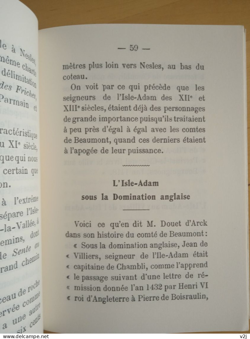 La ville de l'Isle-Adam. A.-D. Denise