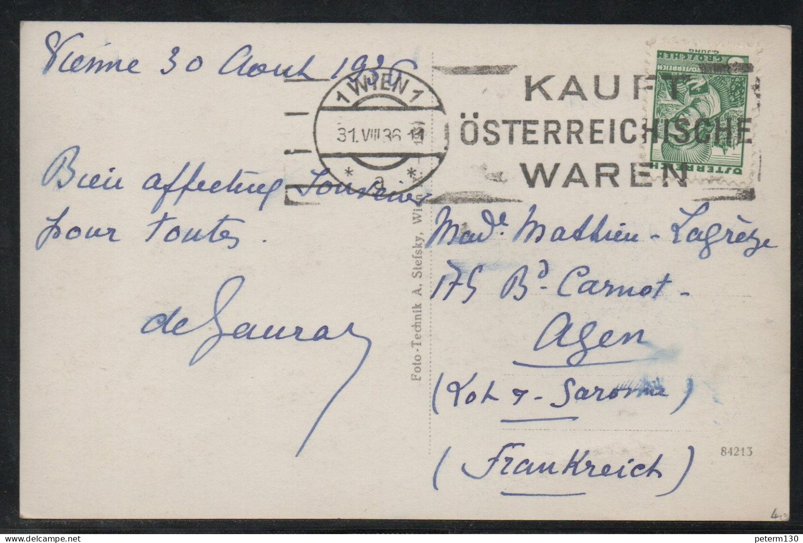 H068 - Wien, Rathaus, 1936 - Ringstrasse