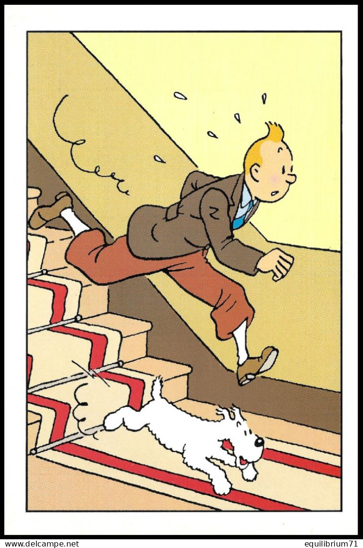 Double Carte Pliante/Dubbele Vouwkaart** - Kuifje/Tintin - Bandes Dessinées
