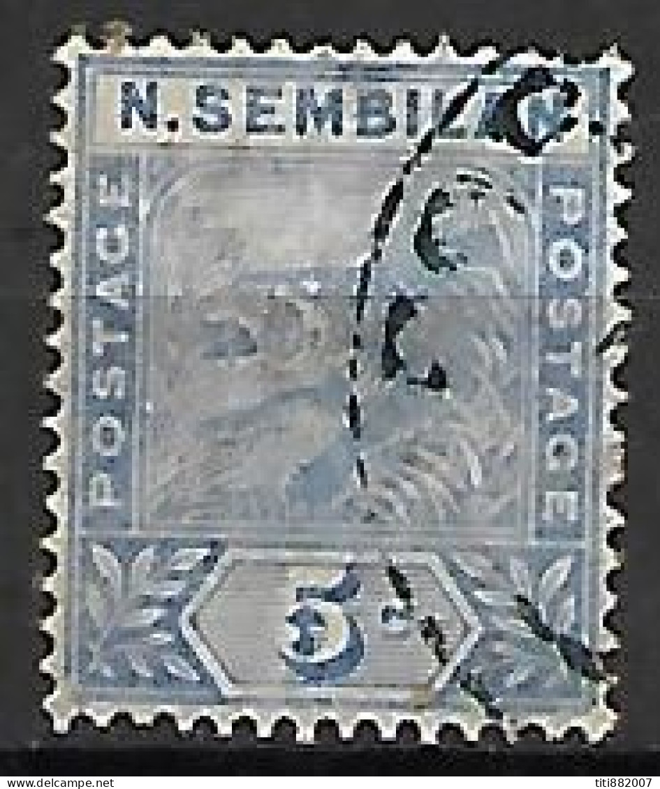 NEGRI  SEMBILAN    -    1891    Y&T N° 4 Oblitéré .   Tigre.  Cote 57,00 € - Negri Sembilan