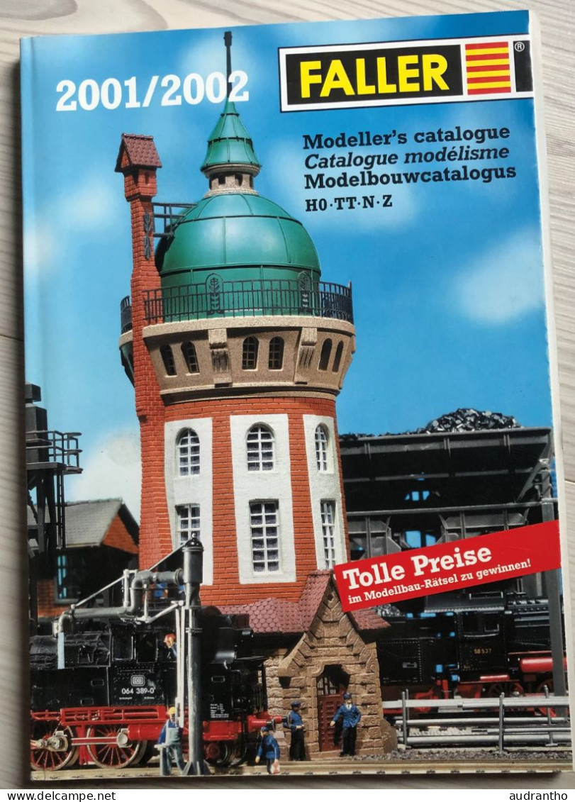 Catalogue FALLER 2001/2002 HO-TT-N-Z Modélisme Ferroviaire Train Rail - Français