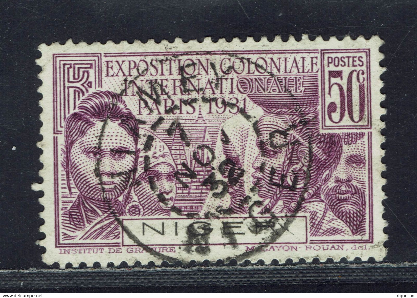 Niger. 1931. N° 54 Oblitération Centrale Niamey. TB. - Used Stamps