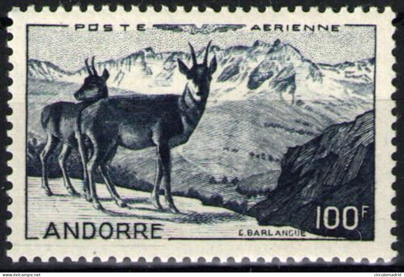 Andorra Francesa (aéreos) Nº 1 - Airmail