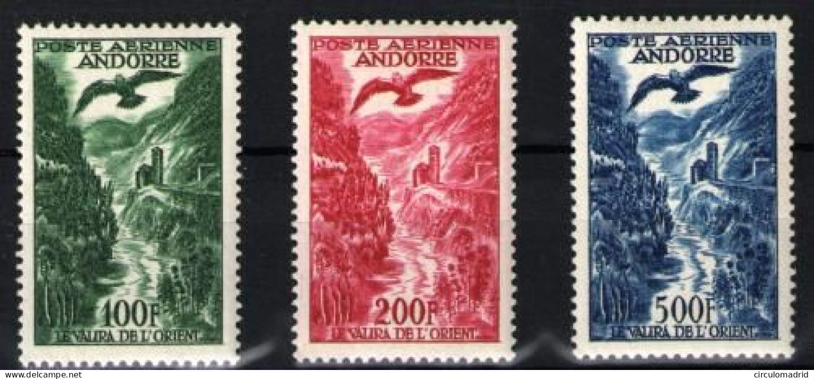 Andorra Francesa (aéreos) Nº 2/4 - Luftpost