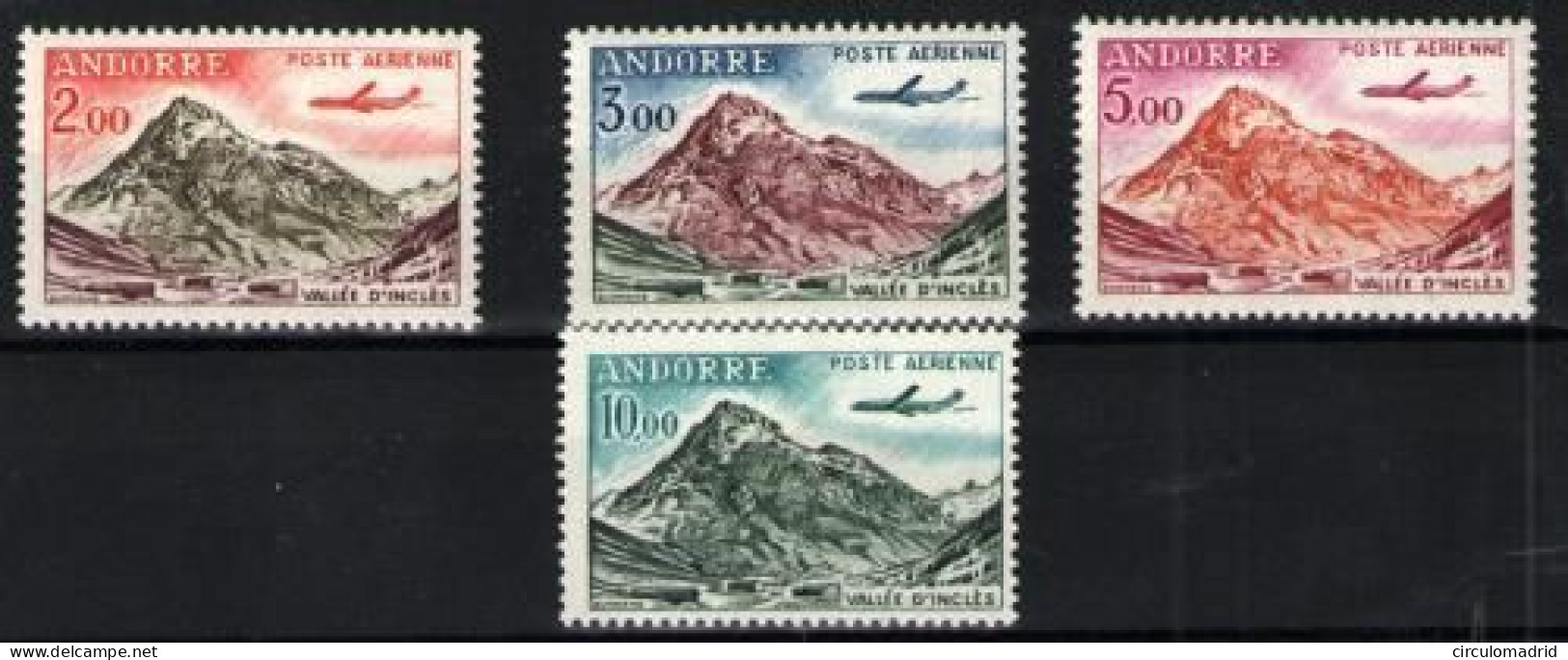 Andorra Francesa (aéreos) Nº 5/8 - Airmail