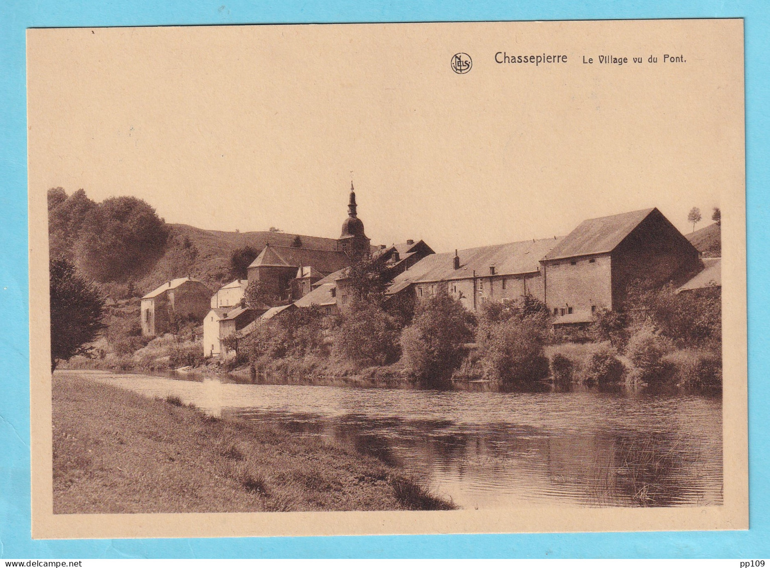 9 CP CHASSEPIERRE  état Parfait  Le Breux Laiche Intérieur église Pont Du Vicinal Moulin - Chassepierre