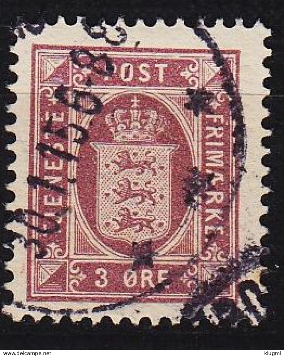 DÄNEMARK DANMARK [Dienst] MiNr 0004 Y B ( O/used ) - Dienstmarken