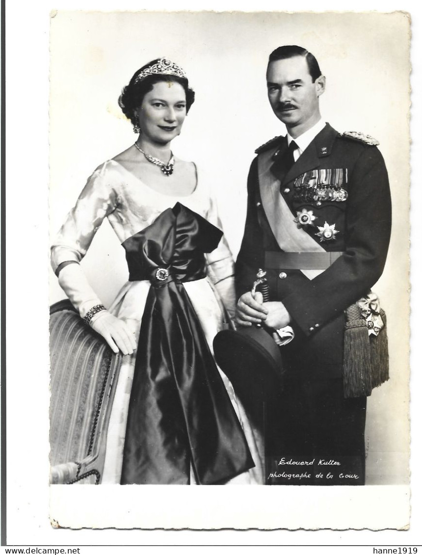 Luxembourg Monseigneur Le Grand-Duc Héritier Et Madame La Grande Duchesse Héritière De Luxembourg Photo Carte Htje - Famiglia Reale