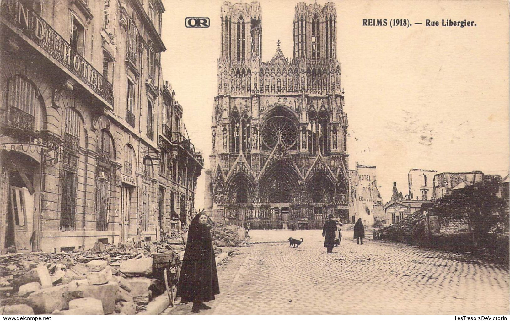 FRANCE - 51 - Reims - Rue Libergier - Carte Postale Ancienne - Reims