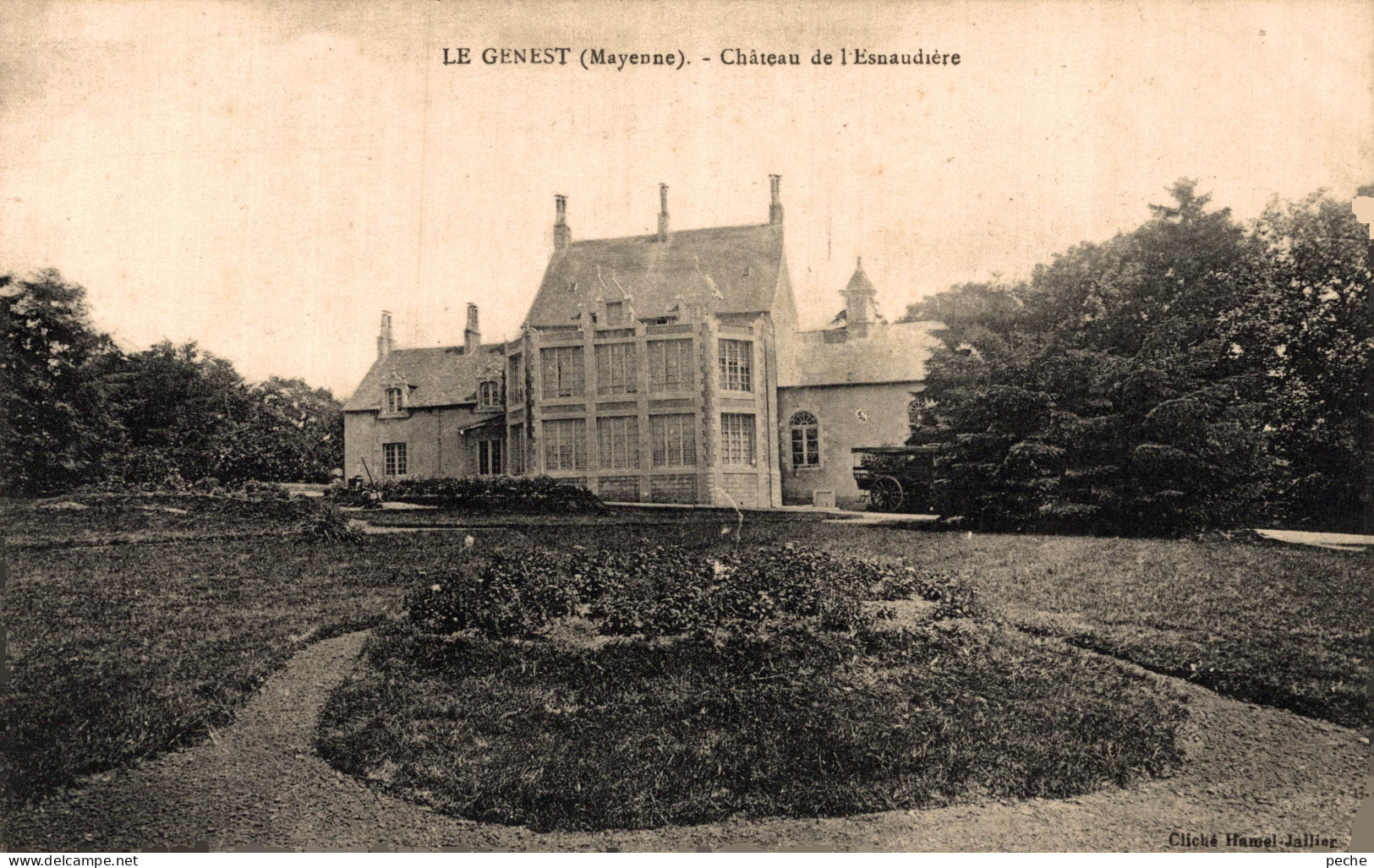 N°104086 -cpa Le Genest -château De L'Essaudière- - Le Genest Saint Isle