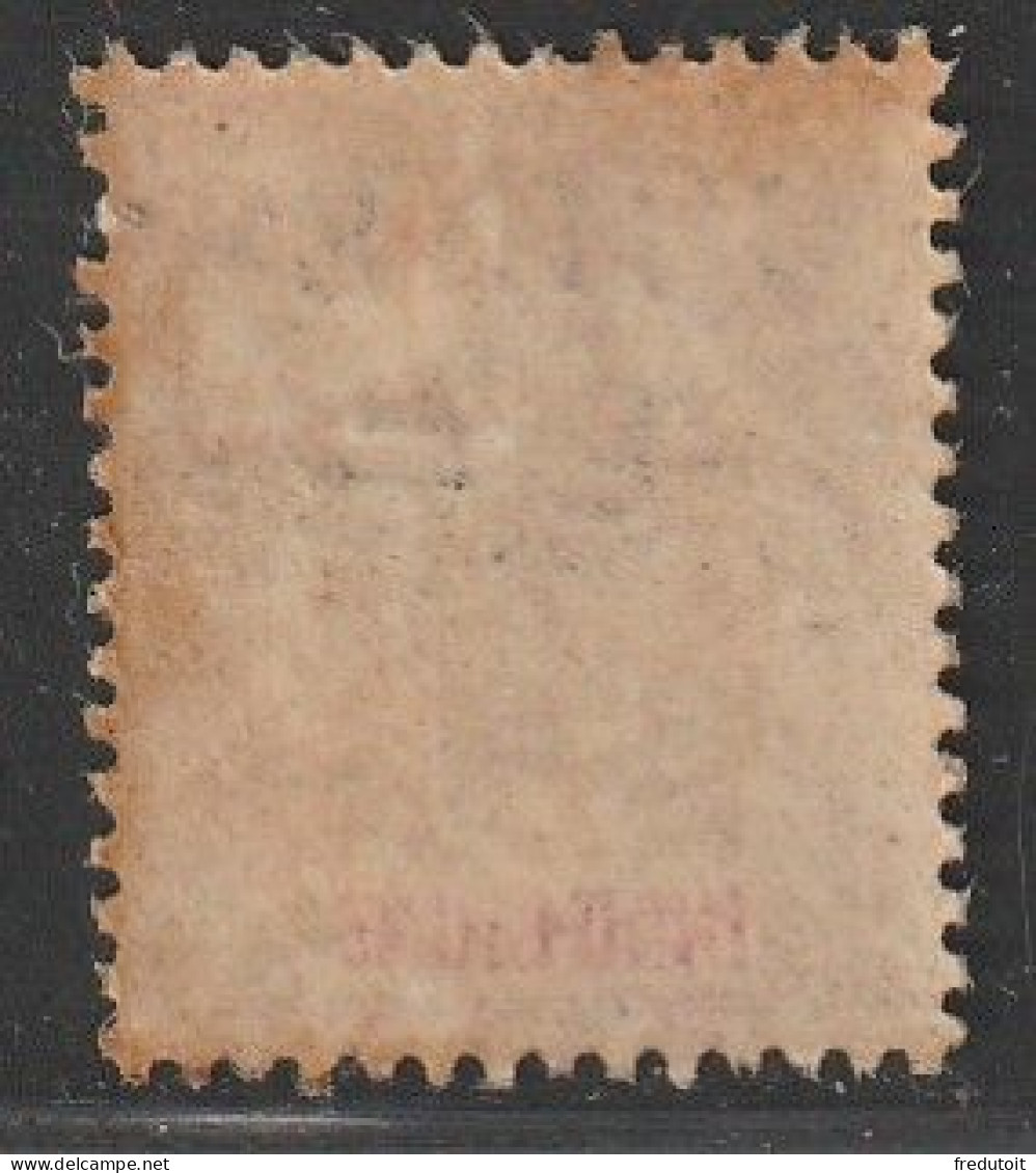 CHINE - N°59 (*)  (1904) 50c Bistre Sur Azuré - Unused Stamps