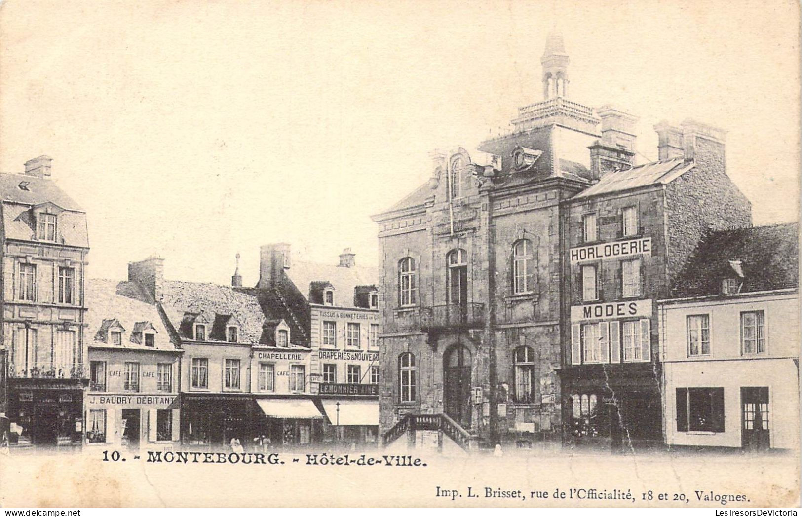 FRANCE - 50 - Montebourg - Hôtel De Ville - Carte Postale Ancienne - Autres & Non Classés