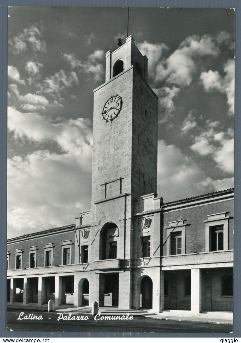 °°° Cartolina - Latina Palazzo Comunale Viaggiata °°° - Guidonia Montecelio