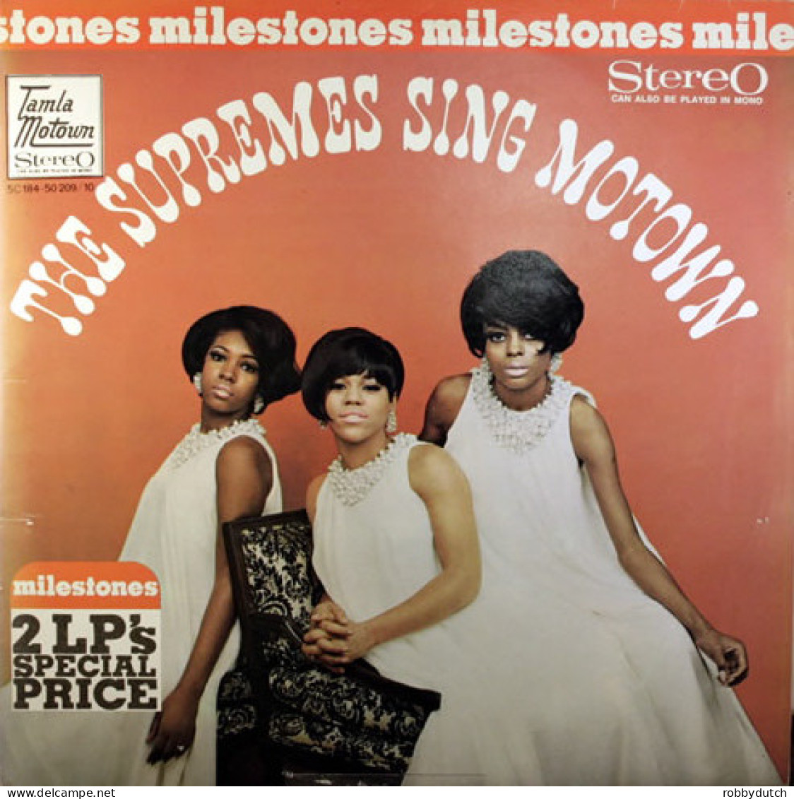 * LP *  MILESTONES : THE SUPREMES SING MOTOWN (Holland 1967) - Soul - R&B